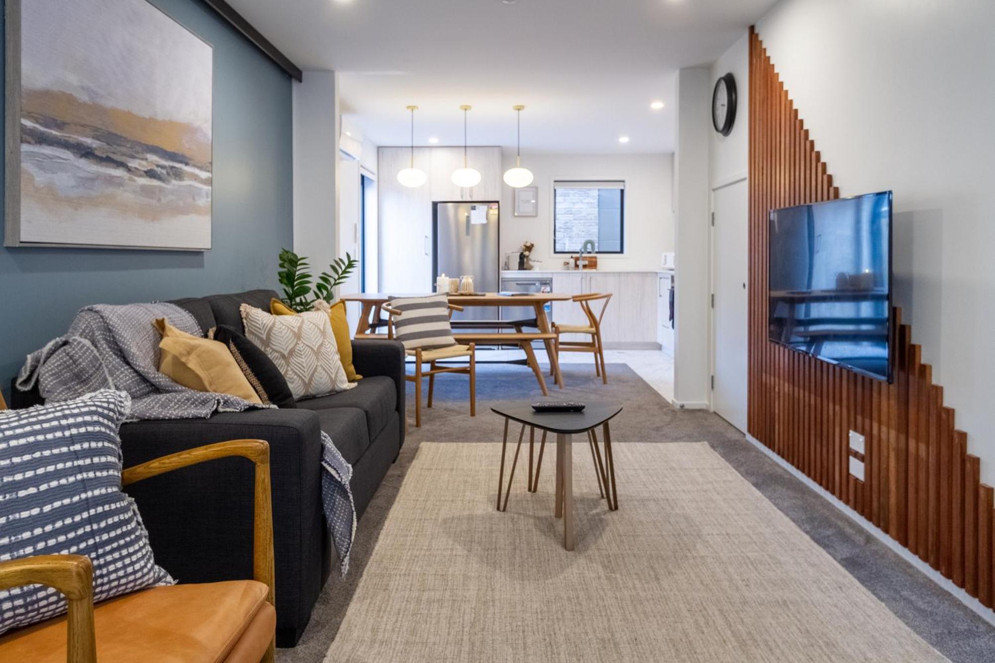 Stylish Central City Townhouse Next To Little High ไครสต์เชิร์ช ภายนอก รูปภาพ